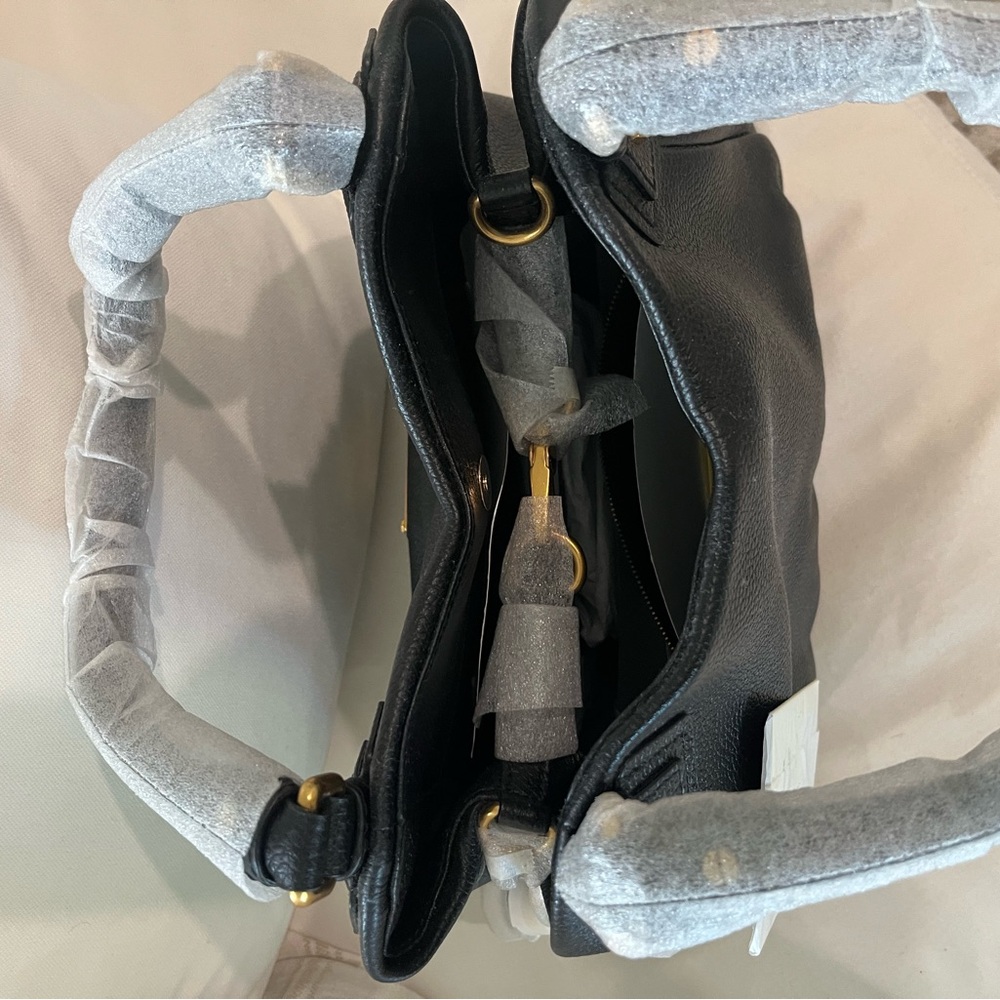 Marc Jacobs Re-Edition Fran Bag Black Super Soft Pebble Leather! - Picture 4 of 7